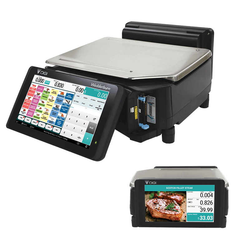 SM5500X Labelling Scales Linerless Right Angle