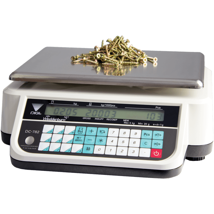 TSDC782 Counting Scales with Screws Facing Right