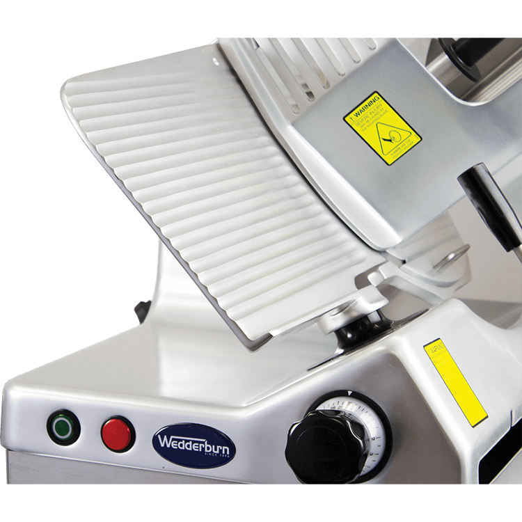 WFSECSA35B3 Meat Slicers & Food Slicers front closeup