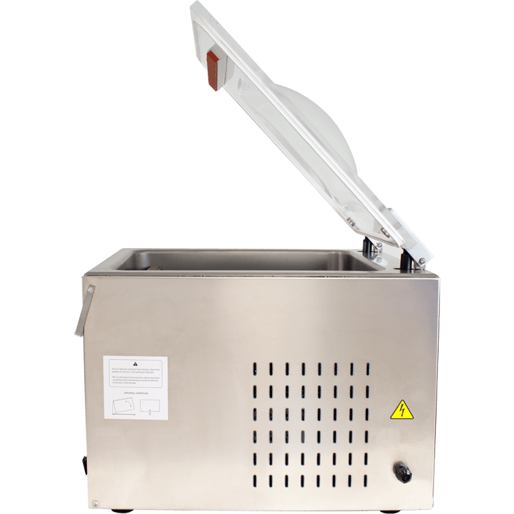 WFVECOVAC36F7 Vacuum Sealer Machines Side View Open Top