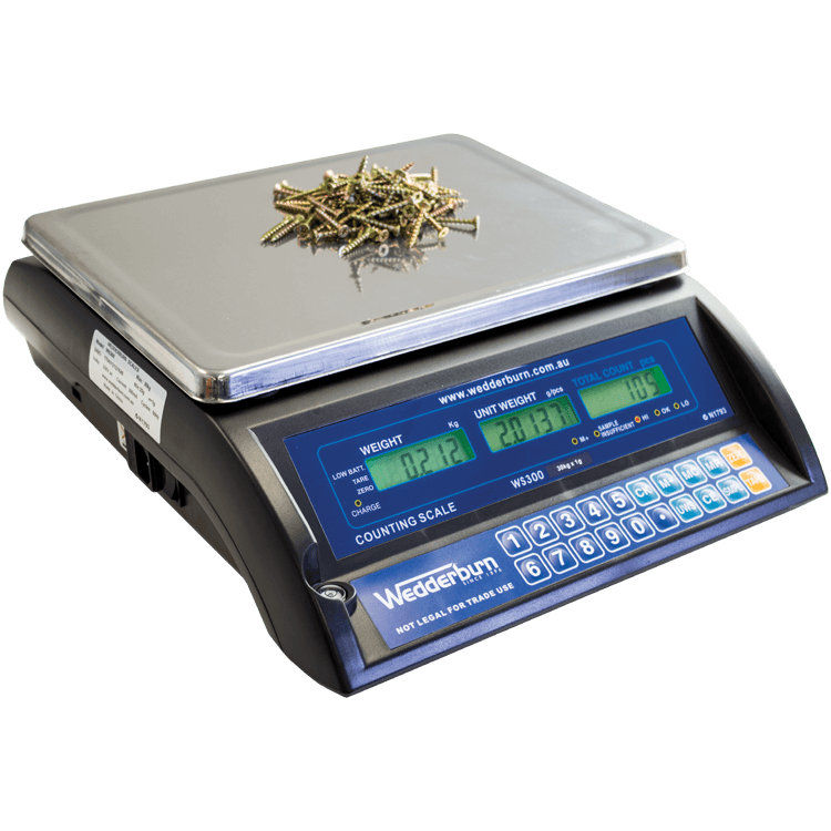 WS300 Counting Scales Facing Left with Screws