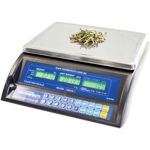 WS300 Counting Scales Facing Right with Screws