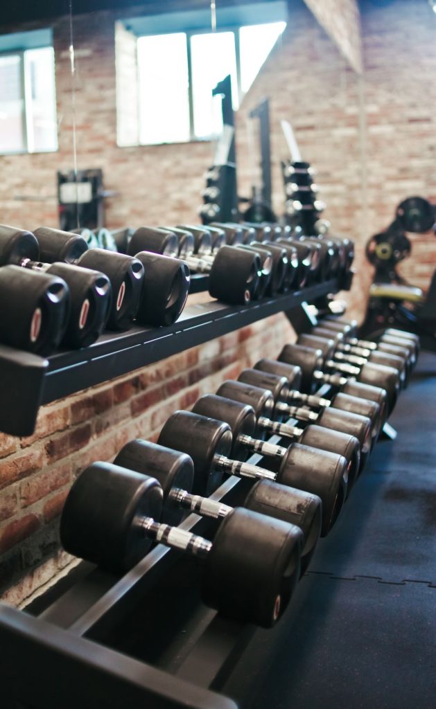 gym dumbells