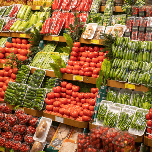 close up of mixed vegetables sealed