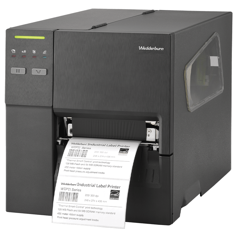 wtpti3407e thermal label printer left angle