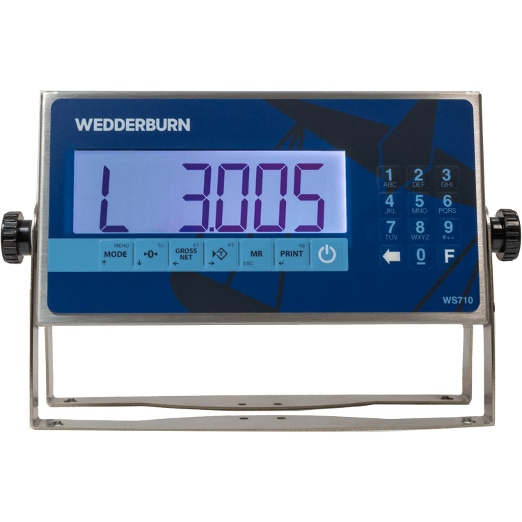 ws710 check weighing indicator front angle
